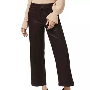 NWT Paige High Rise Cropped Trouser Shine